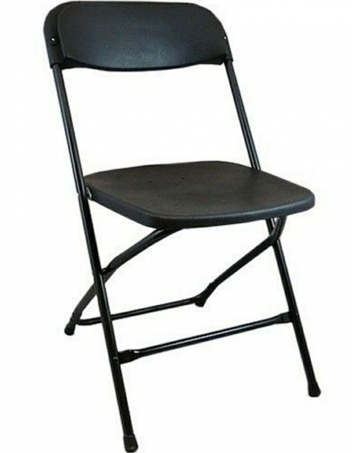 BLACK PARTY CHAIRS $1.50 EA.